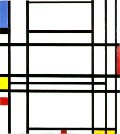 Composition 10 by Piet Mondrian